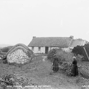 Rope Thatched Dwelling and Outhouses