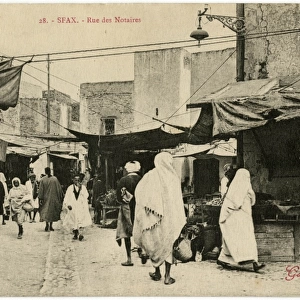 Sfax, Tunisia - Rue des Notaires (Street of Notaries)