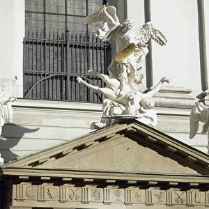 Statue of Archangel Michael, 1725, by Lorenzo Mattielli (167