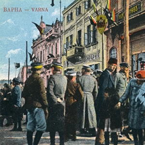 Street scene in Varna, Bulgaria