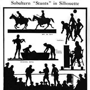 Subaltern Stunts in Silhouette by H. L. Oakley