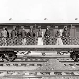 Train carriage, China c. 1900