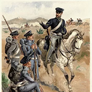 Voltigeur, Infantry, Dragoon, Artillery, Campaign Uniform