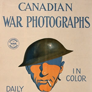 WW1 poster, Canadian War Photographs