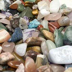 Collection of semiprecious gemstones