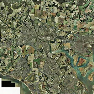 Fareham, UK, aerial image