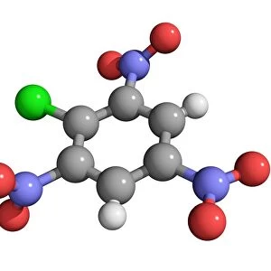 Picryl chloride explosive molecule