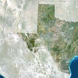Texas, USA, satellite image