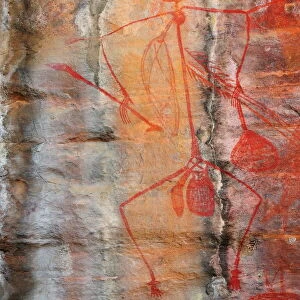 Aboriginal rock art, Ubirr, Kakadu National Par, UNESCO World Heritage Site