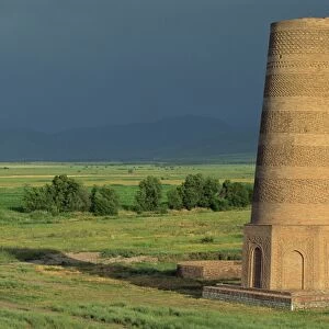 Burana Tower, an 11th century Karakhanid minaret, near Bishkek, Kyrgyzstan