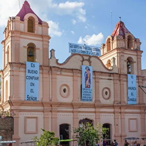 Candelaria church, Plaza del Carmen, Camaguey, Cuba, West Indies, Caribbean, Central America