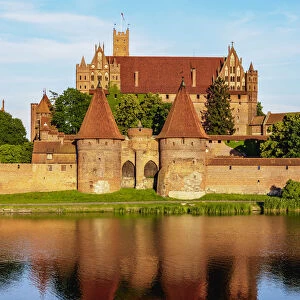 Castle of the Teutonic Order in Malbork, UNESCO World Heritage Site, Pomeranian