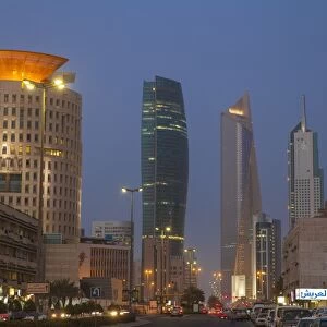 City center buildings, Kuwait City, Kuwait, Middle East