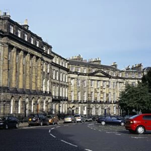 Crescent of Georgian buildings