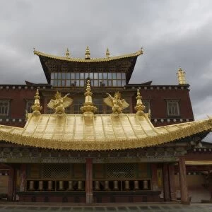 Gedan Song Zanling Temple, Shangri-La (Zhongdian), Yunnan Province, China, Asia