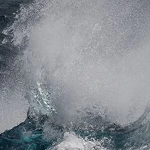 High seas breaking in English Strait, South Shetland Islands, Antarctica, Polar Regions