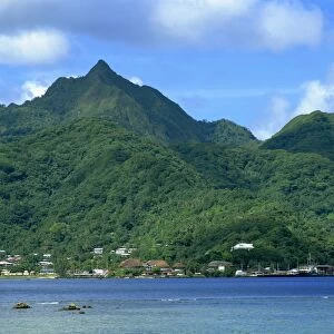 Pago Pago harbour on the island of American Samoa, Pacific Islands, Pacific