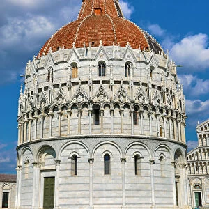 Baptistery of St John, Piazza dei Miracoli, Pisa, Italy
