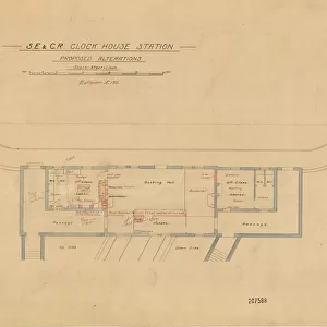 SE. & C. R. Clock House Station - Proposed Alterations [c1911]