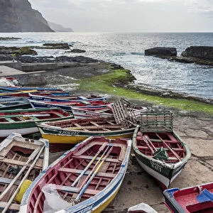 africa, Cape Verde, Santo Antao. harbour of ponta do sol