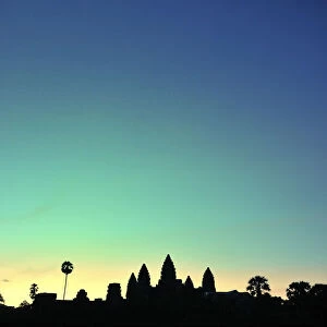 Angkor Wat temple at sunrise