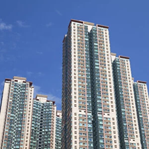 Apartment blocks, Tseung Kwan O, Kowloon, Hong Kong, China