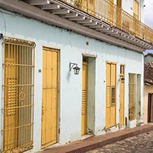 Cuba, Sancti Spiritus, Sancti Spiritus, Colonial houses on Calle Llano