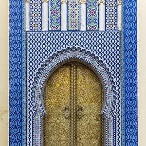 Dar el Makhzen, Royal palace gates, Fes, Morocco