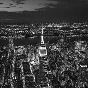 Empire State Building & Manhattan, New York City, New York, USA