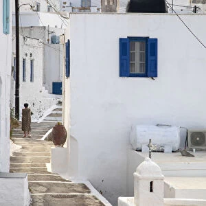 Greece, Cyclades Islands, Serifos, Old Town (Chora)