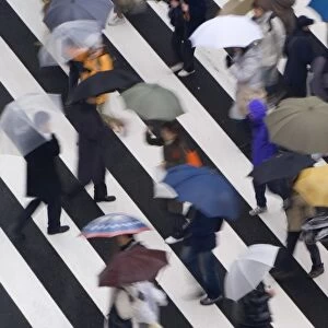 Japan, Honshu, Tokyo, Ginza, Sukiyabashi crossing