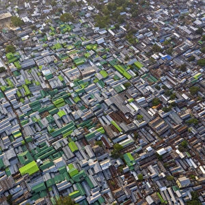 The largest slums, Korail, Dhaka, Bangladesh