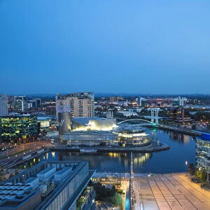 United Kingdom, England, Greater Manchester, Manchester, Salford, View of Salford