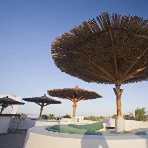 The four star Dahab Hilton hotel resort in Dahab in the Sinai Desert in Egypt