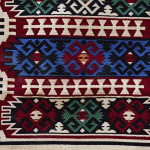 A Bedouin rug at Petra