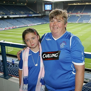 Ann and Leann Seery's Exuberant Celebration: Rangers 2-0 Hearts at Ibrox