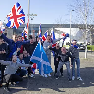 Rangers Fans Gather at Celtic Park for Intense Scottish Premiership Clash