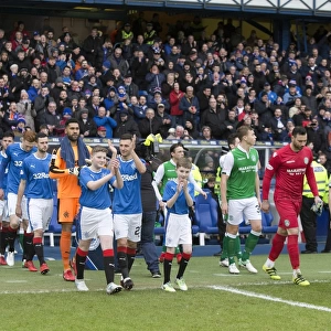 Rangers vs Hibernian: Captains and Mascots at Ibrox Stadium - Scottish Premiership