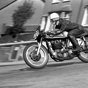 Dennis Pratt (Norton) 1958 Senior Manx Grand Prix