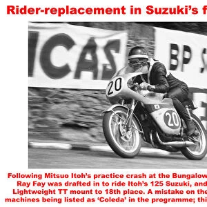 Rider-replacement in Suzukis first TT foray