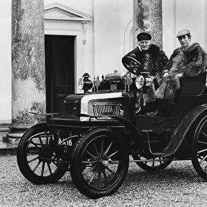 1899 Daimler with Lord Montagu and Prince Charles (1970)