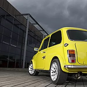 Mini Classic Cooper (Mr. Bean recreation, VW Polo GTi engine) 1996 Yellow & black
