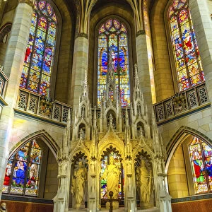 Altar All Saints Castle, Wittenberg, Germany. Where Luther posted 95 thesis