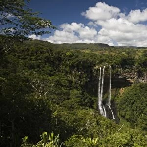 Mauritius, Western Mauritius, Chamarel, Chamarel Waterfall