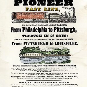 Travel by railroad and canal, 1837