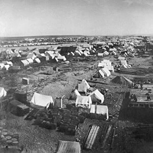 ALASKA: NOME, 1900. The tent city of Nome, Alaska, on the coast of the Bering Sea