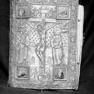MANUSCRIPT COVER. Cover of an illuminated manuscript at Saint Catherines Monastery