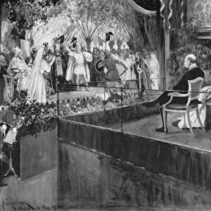 OPERA: LOHENGRIN, 1899. The Covent Garden Opera Company performing Lohengrin