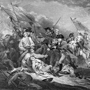Steel engraving by James Mitan, 1801, after the painting by John Trumbull