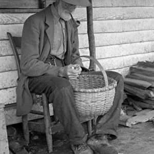 VIRGINIA: POSTMASTER, 1935. The postmaster at Old Rag Mountain, Shenandoah National Park